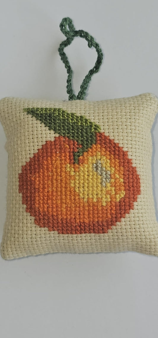 Cream Citrus Harvest Hanging Cushion