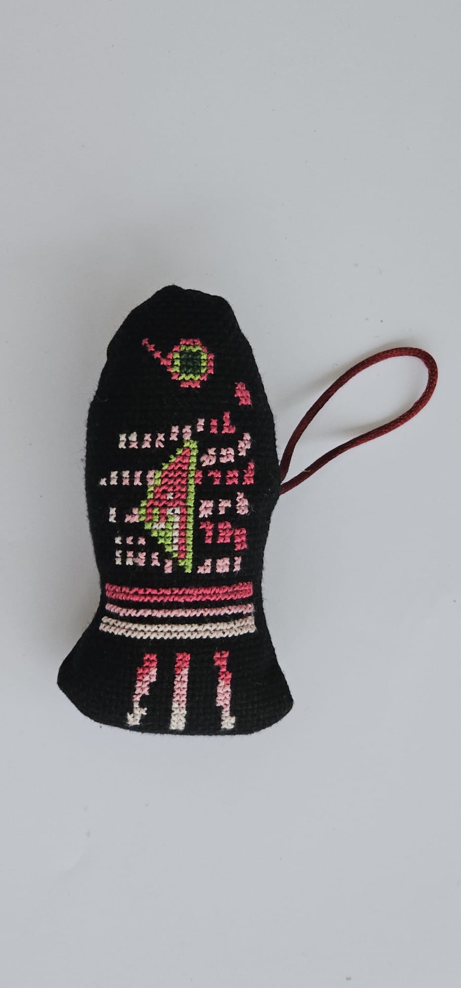Palestinian Fish Motif Hanging Cushion