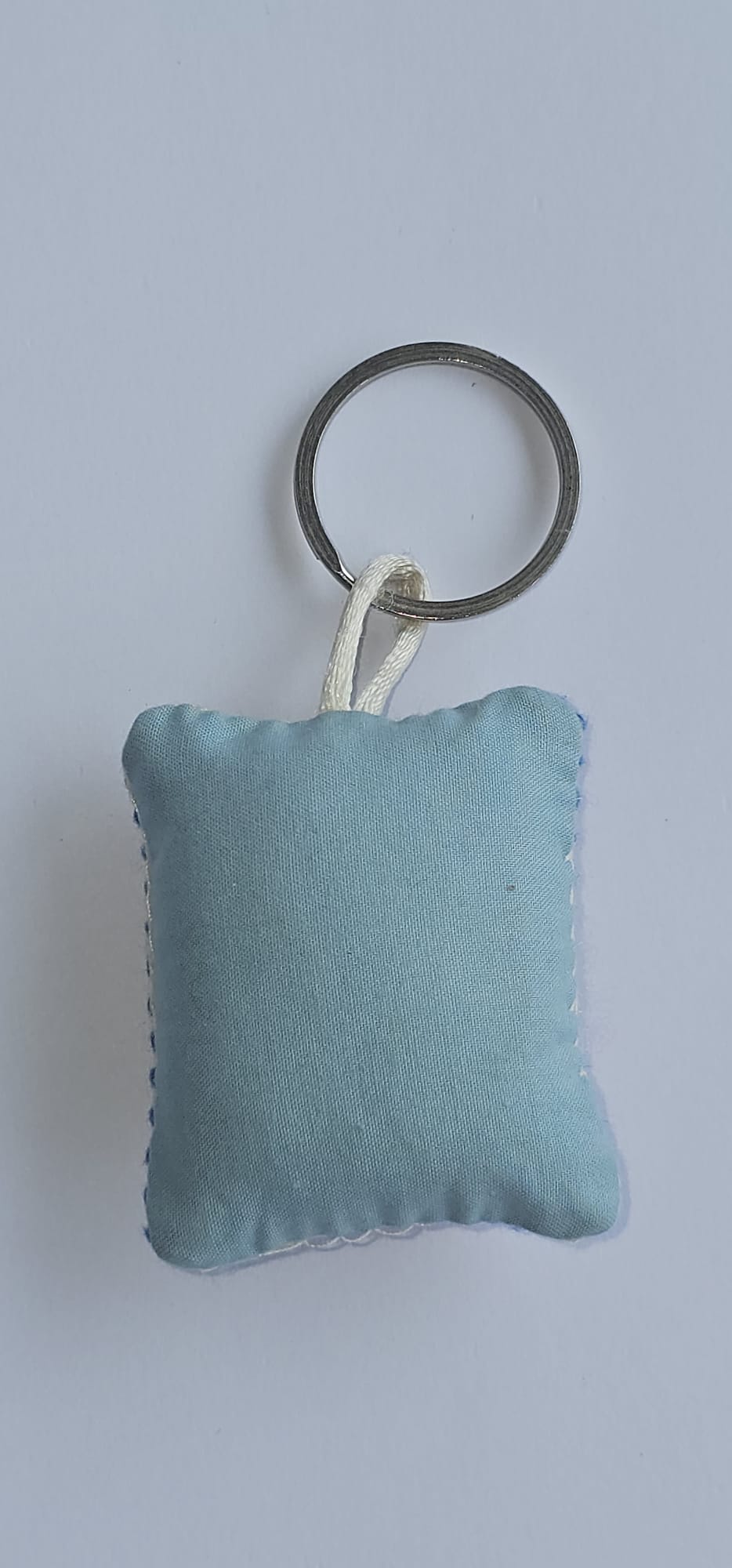 Palestinian Tatreez Square Key Ring