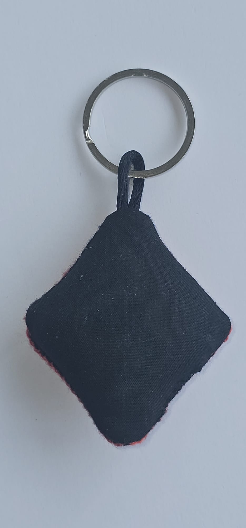 Palestinian Tatreez Floral Diamond Key Ring