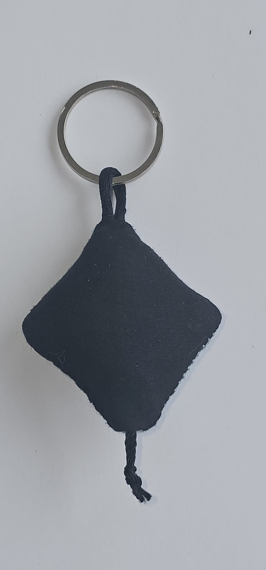 Palestinian Tatreez Floral Diamond Key Ring