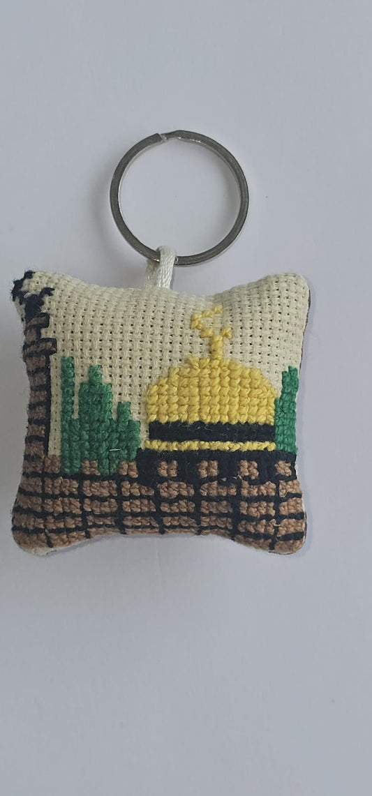 Al Aqsa Mosque Tatreez Key Ring