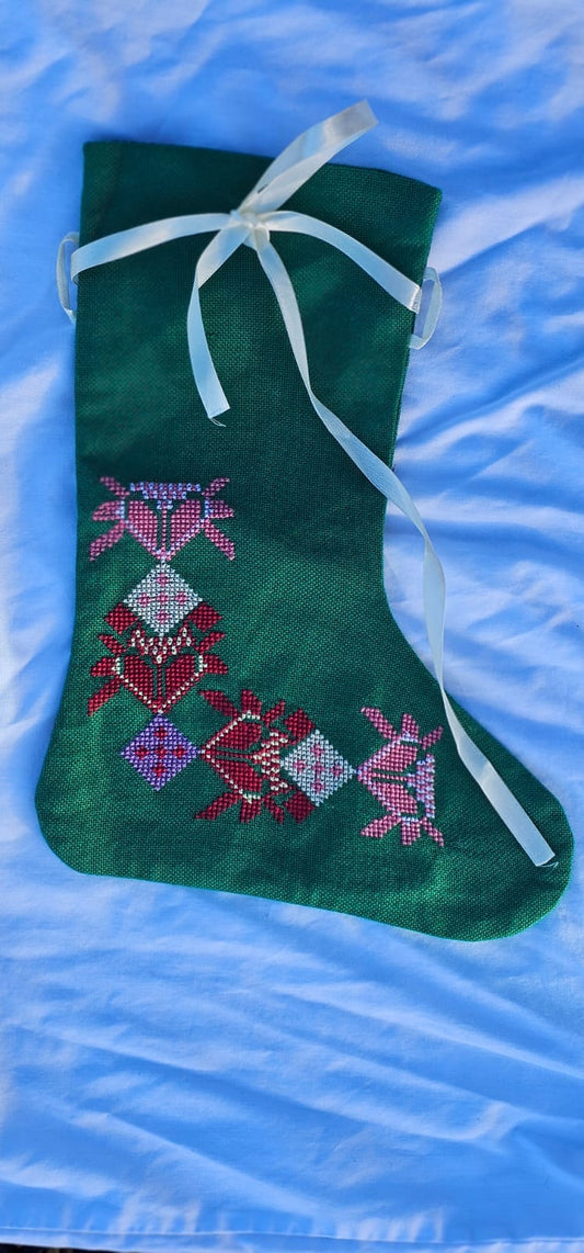 💚Tatreez Gift/celebration Stockings – Green Edition
