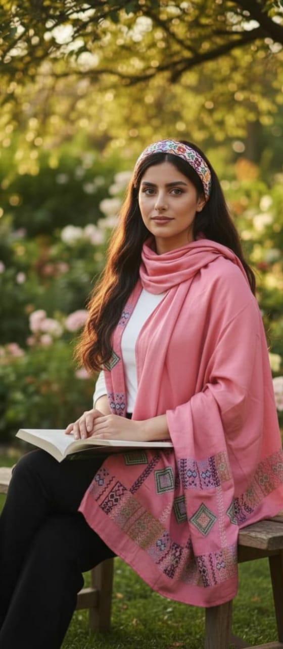 ✨ Hand-Embroidered Tatreez Headband – One of a Kind